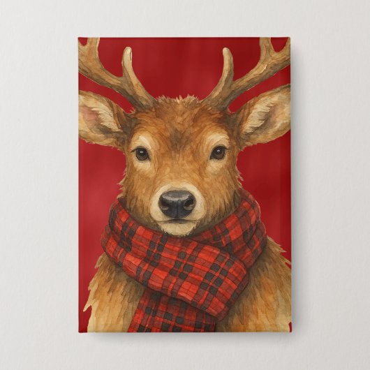 メリークリスマストナカイ 缶バッジ (正面)