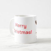 メリークリスマストナカイ – Mag コーヒーマグカップ (正面左)