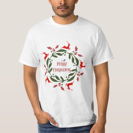 メリークリスマストナカイTシャツ Tシャツ (正面)
