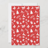 メリークリスマストナディアアントラーフォトペットホリデー シーズンカード (裏面)