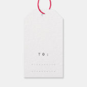 メリークリスマストナディアシャンパイニュ金ゴールド海軍 ギフトタグ (裏面)