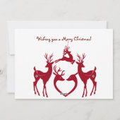 メリークリスマストナディアスノーフレークファミリーカスタム シーズンカード (裏面)