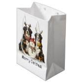メリークリスマストナディアベルネーズマウンテンドッグ ミディアムペーパーバッグ (正面アングル)