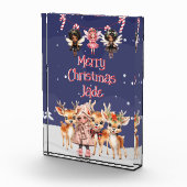 メリークリスマストナディアペパーミント妖精と名前 フォトブロック (右)