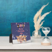 メリークリスマストナディアペパーミント妖精と名前 フォトプラーク (インサイチュ)