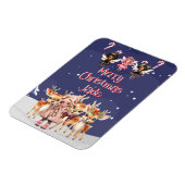 メリークリスマストナディアペパーミント妖精と名前 マグネット (左側)