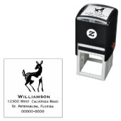 メリークリスマストナディアモノグラム差出人住所 セルフインキングスタンプ (インサイチュ)