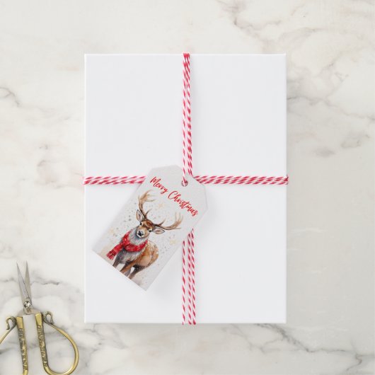 メリークリスマストナディギフトラベル ギフトタグ (より糸付き)