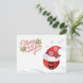 メリークリスマストマトポストカード シーズンポストカード (スタンド正面)