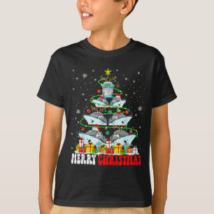 メリークリスマストラエルフサンタクルーズ船XM Tシャツ