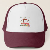 メリークリスマストラッカーズハット キャップ (正面)