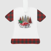 メリークリスマストラックと木 オーナメント (裏面)