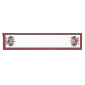 メリークリスマストラックと木 ショートテーブルランナー (横)