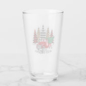 メリークリスマストラックと木 タンブラーグラス (裏面)