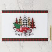 メリークリスマストラックと木 ペーパーパッド (インサイチュ)