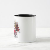 メリークリスマストラックと木 マグカップ (中央)