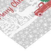 メリークリスマストラックと鹿 ミディアムテーブルランナー (コーナー)