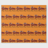 メリークリスマストラックチータツリー ラッピングペーパー (フラット)