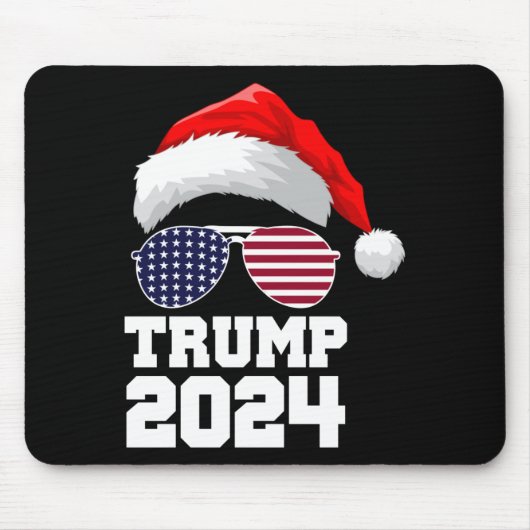 メリークリスマストランプ2024 マウスパッド (正面)