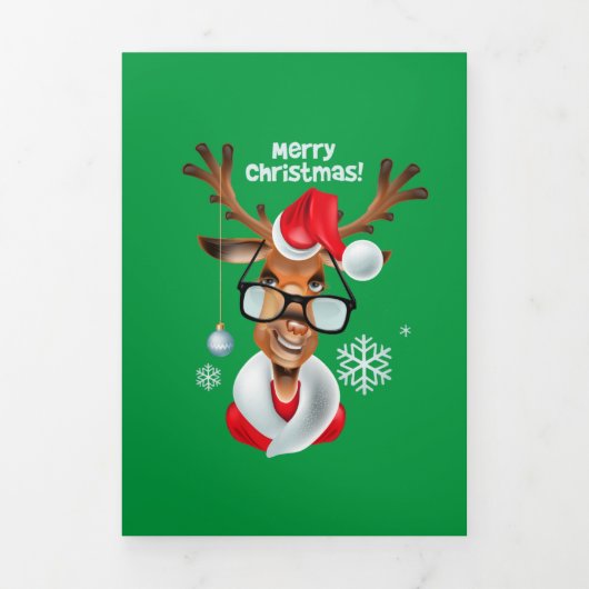 メリークリスマストリノ 三つ折りクリスマスカード (カバー)