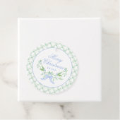 メリークリスマストレリスとブルーボウスワッグ フェイバータグ (インサイチュ)