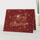 メリークリスマストレンディーホリデイ カード (裏面)