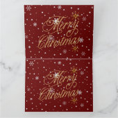 メリークリスマストレンディーホリデイ カード (内部)