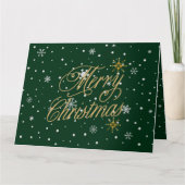 メリークリスマストレンディーホリデイ カード (正面)