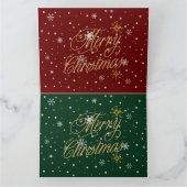 メリークリスマストレンディーホリデイ カード (内部)