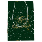 メリークリスマストレンディーホリデイ ミディアムペーパーバッグ (正面)