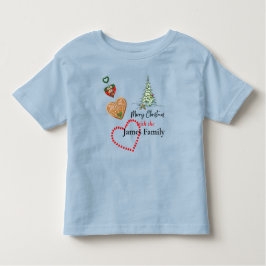 メリークリスマストレンディーミニマルTシャツ トドラーTシャツ