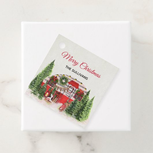 メリークリスマストレーラーキャンパーシ素朴ーン フェイバータグ (インサイチュ)