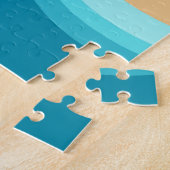 メリークリスマストロピカルビーチサンタトナカイ ジグソーパズル (側面)