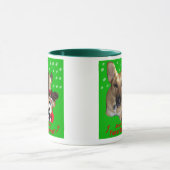 メリークリスマスドイツの羊飼い マグカップ (中央)