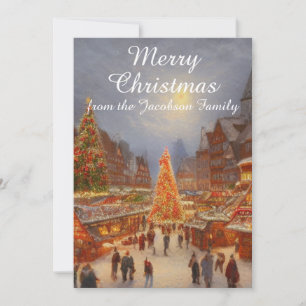 メリークリスマスドイツ市場グリーティングキッチュ シーズンカード