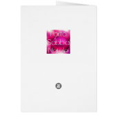 メリークリスマスドイツ語の短いポインタ (裏面)