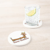 メリークリスマスドキシ コースター (側面)