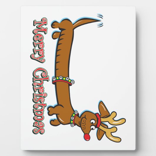 メリークリスマスドキシ フォトプラーク (正面)