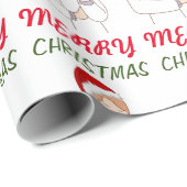 メリークリスマスドクター感謝ホリデーデザイン ラッピングペーパー (ロールコーナー)