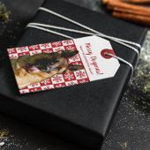 メリークリスマスドグマスドイツ羊飼い犬 ギフトタグ