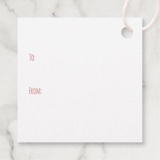 メリークリスマスドッグズホリデートロリー フェイバータグ (裏面)