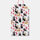 メリークリスマスドッグパターン ギフトタグ (裏面)