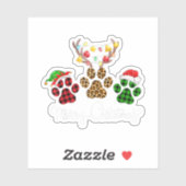 メリークリスマスドッグライト水牛のプレイド&ル シール (シート)