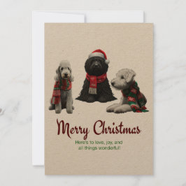 メリークリスマスドッグ シーズンカード