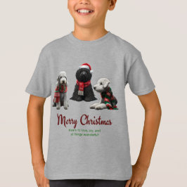 メリークリスマスドッグ Tシャツ