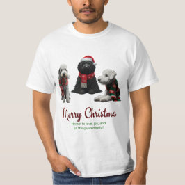 メリークリスマスドッグ Tシャツ