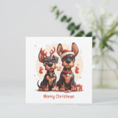 メリークリスマスドベルマンドッグス シーズンカード (スタンド正面)