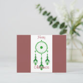 メリークリスマスドリームキャッチャー葉書 シーズンポストカード (スタンド正面)