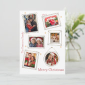 メリークリスマスドードルフレーム数々の写真 シーズンカード (スタンド正面)