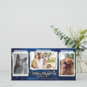 メリークリスマスナイト金ゴールドスター3 Photo Collage シーズンカード (スタンド正面)